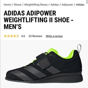 Adidas Adipower Weightlifting II shoes